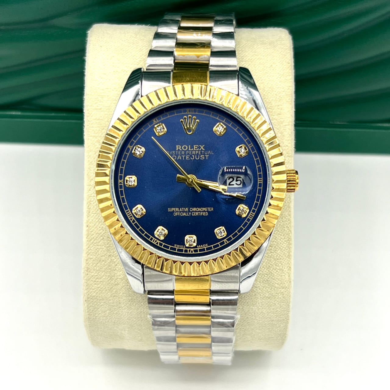 Rolex Datejust 36 Black Diamond Dial Rolesor [ two-tone bracelet...